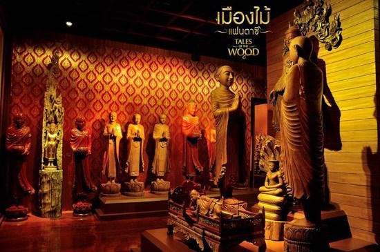 ที่เที่ยวนครปฐม วู้ดแลนด์เมืองไม้ Woodland Muangmai ร้านอาหาร นครปฐม พิณทอง เรือนแพ กุ้งเผา 