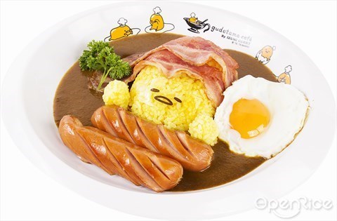 เมนูอาหาร Gudetama Cafe Hong Kong