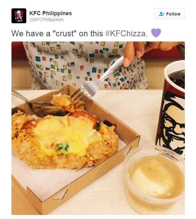 Chizza เมนูใหม่ KFC เทียบกันจะจะ กับประเทศอื่นว่าเหมือนกันไหม