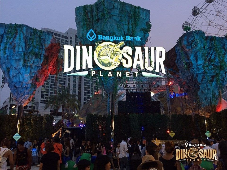 Dinosaur Planet สุขุมวิท 22 Theme Park Festival หรือสวนสนุกแห่งใหม่ ที่ EM Sphere 